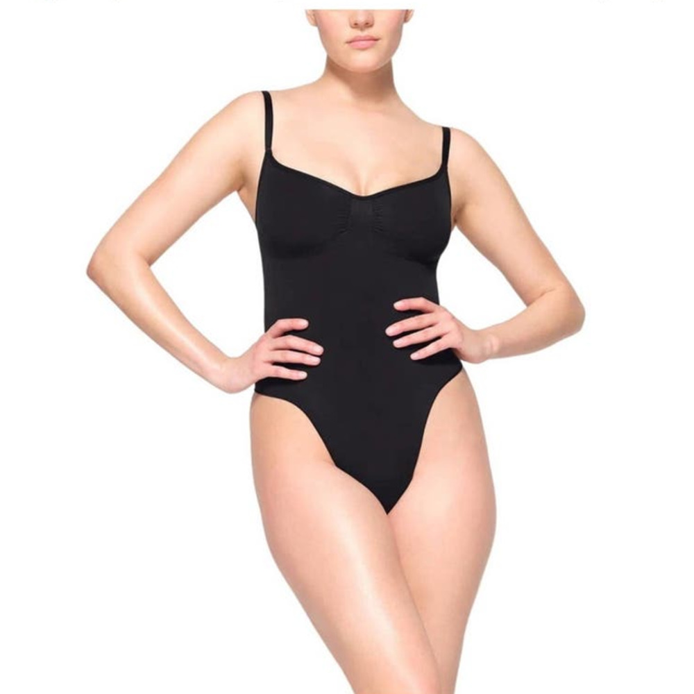 Skims Seamless Sculp Bodysuit Onyx Size S
